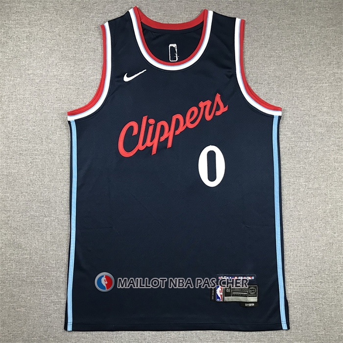 Maillot Los Angeles Clippers Russell Westbrook NO 0 Icon 2024-25 Bleu